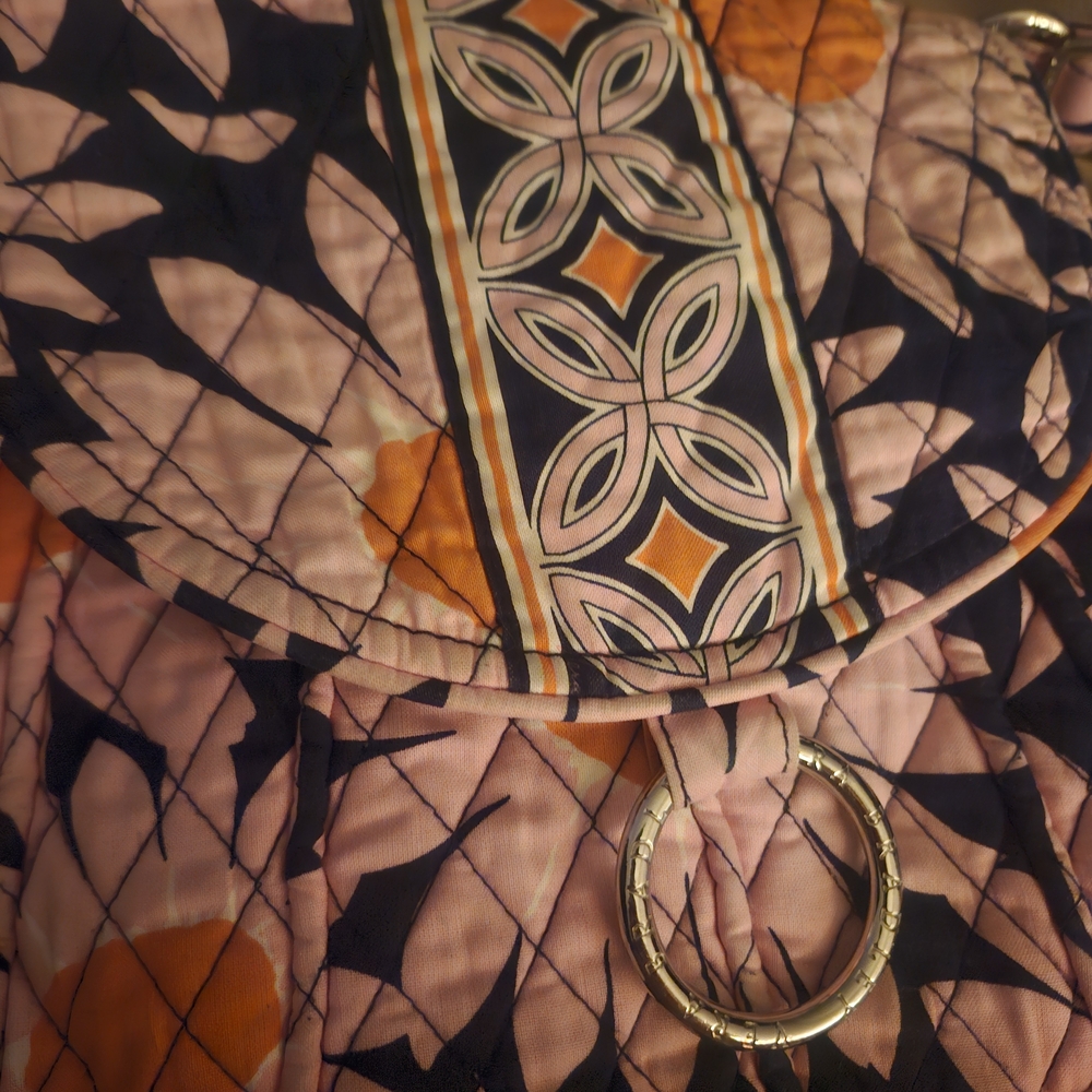 Vera Bradley Pink and Orange Crossbody Bag